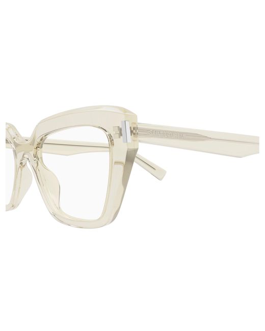 Saint Laurent Black Sl 829 004 Optical Frames Acetate Transparent Cat Eye