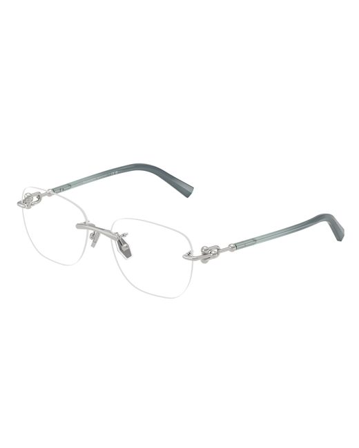 Tiffany & Co Black Tf1170D 6001 Optical Frames Metal Squared Normal