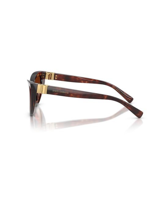 Dolce & Gabbana Black Dg4497 322274 Sunglasses Acetate Cat Eye Normal Shaded