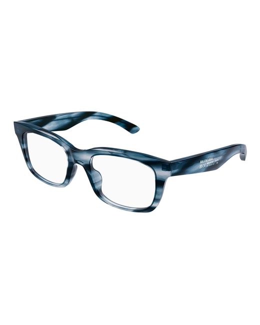 Balenciaga Black Bb0429O 004 Optical Frames Acetate Transparent Squared for men