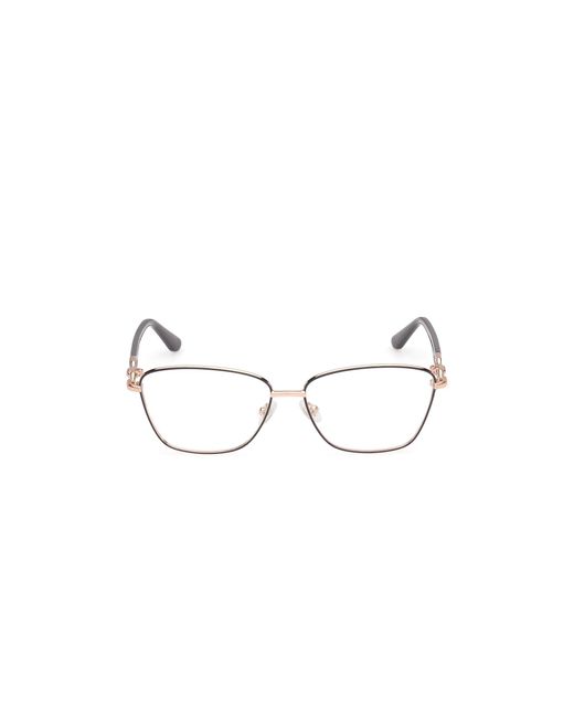 Guess Black Gu50179 020 Optical Frames Metal Squared Normal