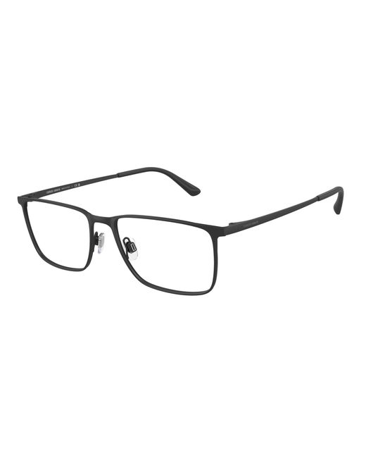 Giorgio Armani Black Ar5080 3001 Optical Frames Metal Squared Normal for men