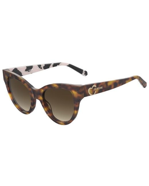 Moschino Black Mol053/S 1Nr/Ha Sunglasses Acetate Pantos Normal Shaded