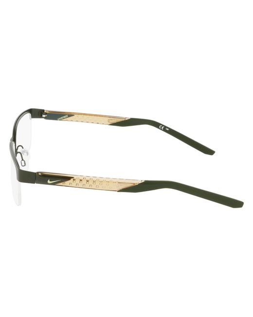 Nike Black 8184 302 Optical Frames Metal Squared Normal for men