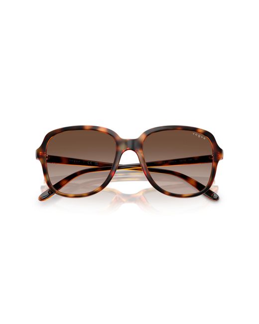 Vogue Eyewear Black Vo5601S W65613 Sunglasses Nylon Squared Normal Sfumato