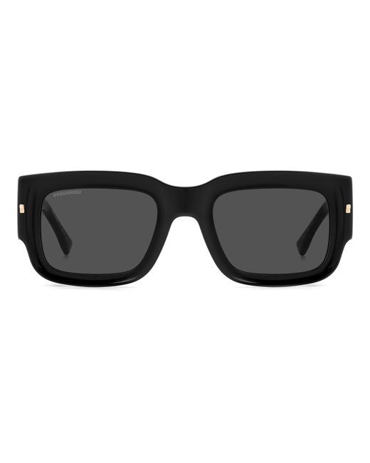 DSquared² Black D2 0089/S 2M2/Ir Sunglasses Plastic Geometric for men