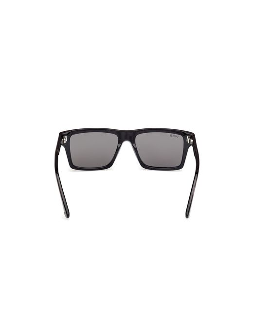 Web Black We0383 05D Sunglasses Acetate Smoke Squared Polarized for men