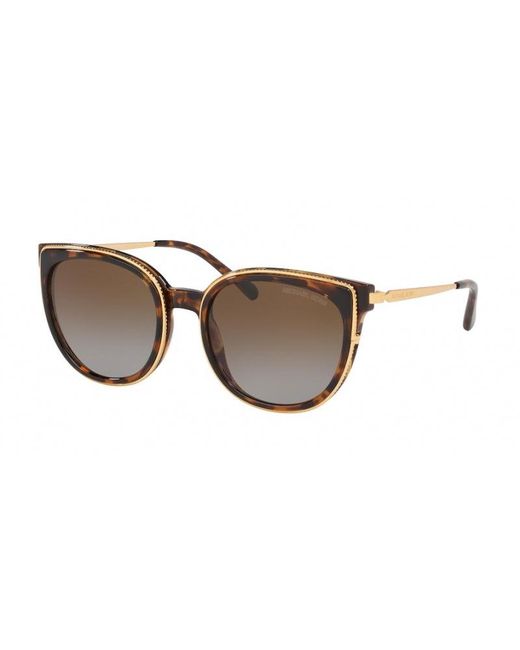 Michael Kors Black Mk2089U Bal Harbour 3333T5 Sunglasses Plastic Squared Polarized Nuanced