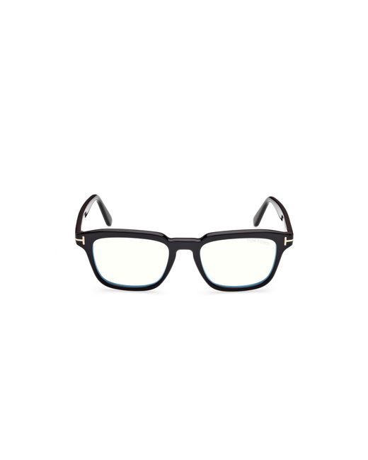 Tom Ford Black Ft6080-B 052 Optical Frames Acetate Squared Normal for men