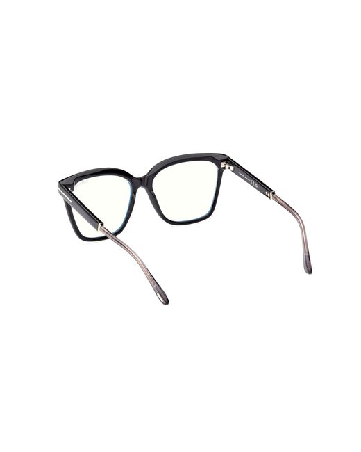 Tom Ford Black Ft5892-B 001 Optical Frames Acetate Squared Normal