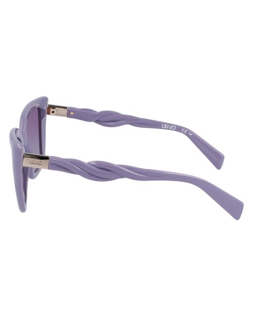 Liu Jo Black Lj789S 517 Sunglasses Bio-Inject Cat Eye Normal Shaded