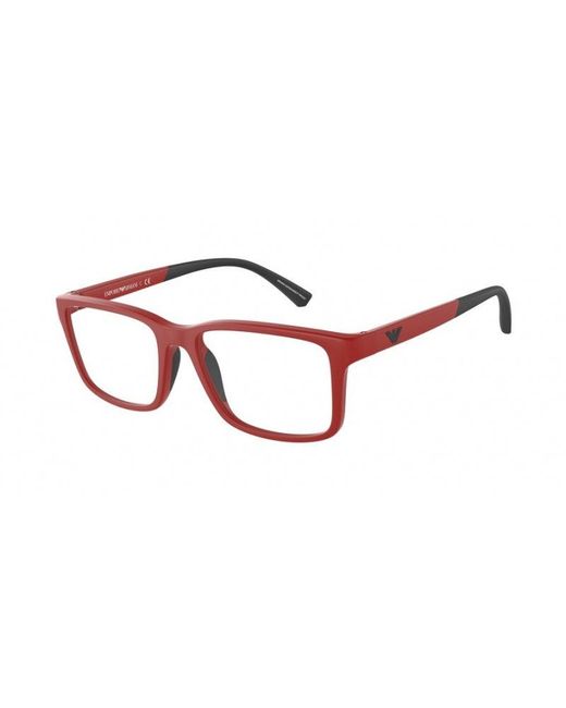 Emporio Armani Black Ea3203 5624 Optical Frames Plastic Squared for men