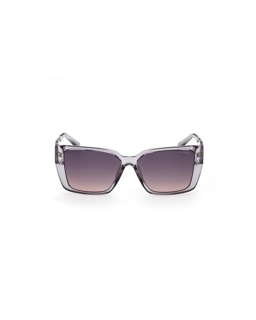 Guess Black Gu7818 20B Sunglasses Injected Smoke Squared Normal Shaded
