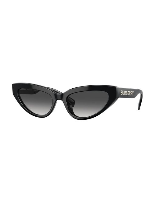 Burberry Black Be4373U Debbie 30018G Sunglasses Acetate Cat Eye Normal Shaded