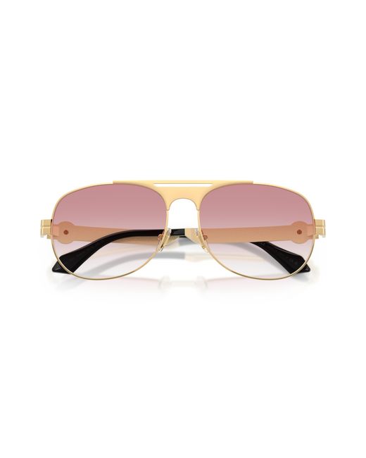 Versace Black Ve2302 15233B Sunglasses Metal Pilot Normal Nuanced for men
