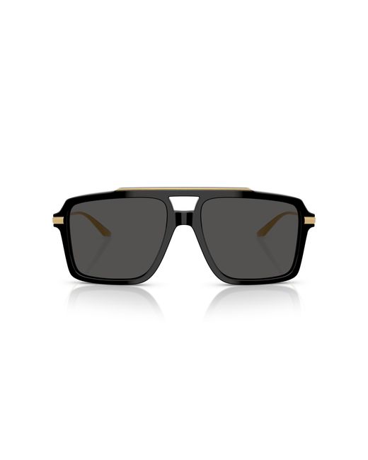 Dolce & Gabbana Black Dg4477 501/87 Sunglasses Acetate Pilot Normal for men