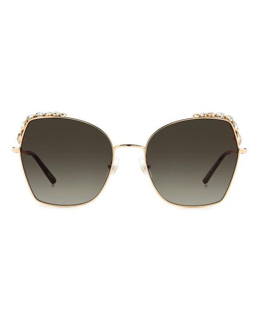 Carolina Herrera Black Her 0145/S 000/Ha Sunglasses Metal Butterfly Shaded