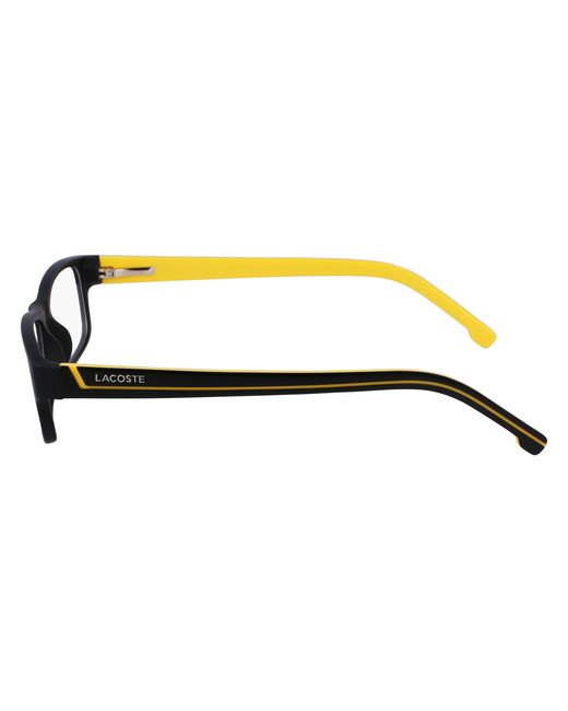 Lacoste Black L2707 002 Optical Frames Injected Squared Normal Photochromatic for men
