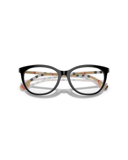 Burberry Black Be2389 3853 Optical Frames Acetate Transparent Geometric Normal