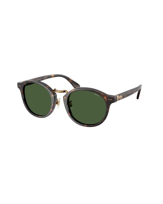 Polo Ralph Lauren Green Ph4230 500371 Sunglasses Acetate Round Normal for men