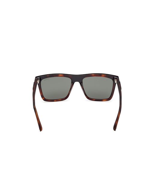 Guess Black Gu00166 52N Sunglasses Injected Squared Normal for men