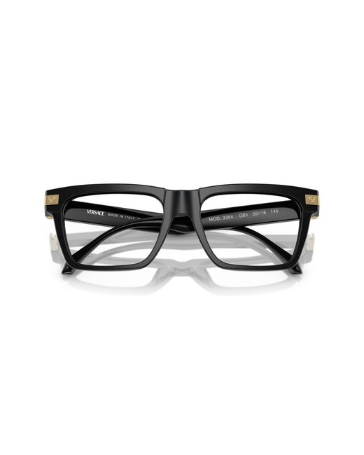 Versace Black Ve3354 Gb1 Optical Frames Acetate Squared Normal for men