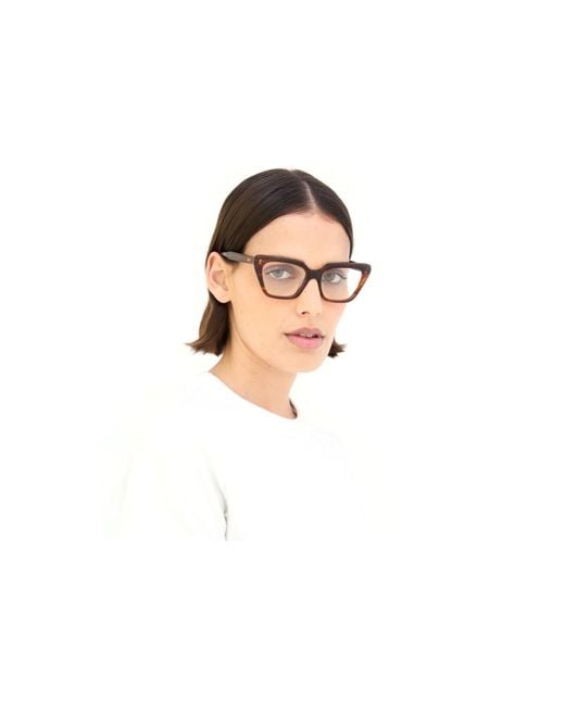 Retrosuperfuture Black Luy Numero 122 Optical Frames Acetate Cat Eye