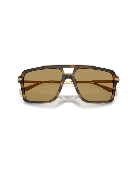 Dolce & Gabbana Black Dg4477 344673 Sunglasses Acetate Pilot Normal for men