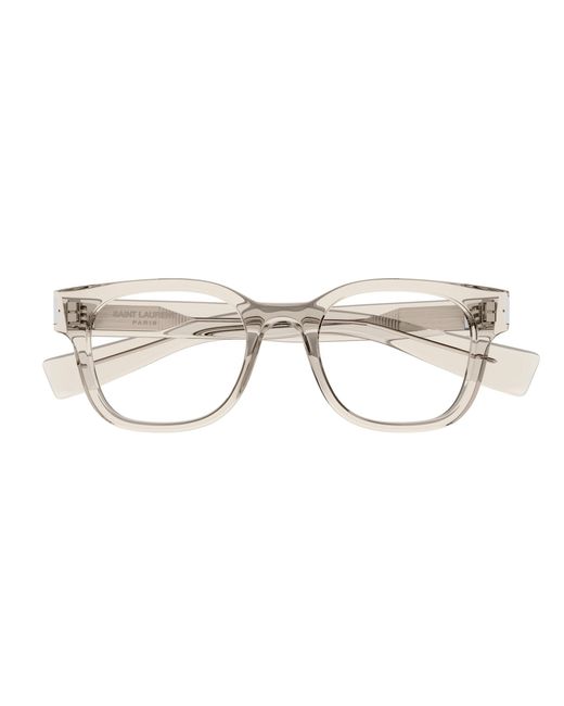Saint Laurent Black Sl 722 008 Optical Frames Acetate Transparent Squared