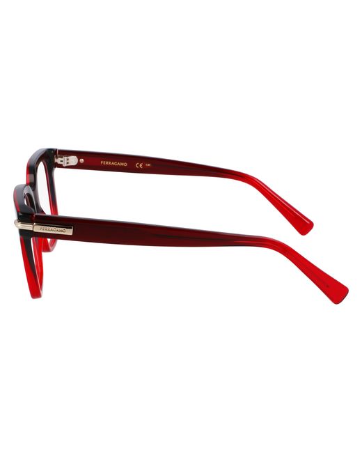 Ferragamo Black Sf3009 615 Optical Frames Acetate Squared Normal