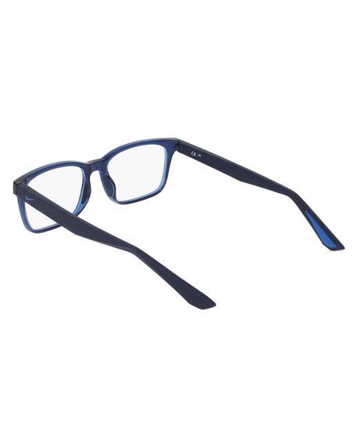 Nike Black 7415 410 Optical Frames Bio-Injected Squared Normal for men