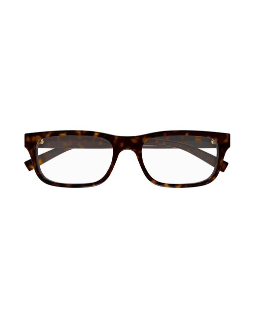 Gucci Black Gg1858O 002 Optical Frames Injected Transparent Squared for men