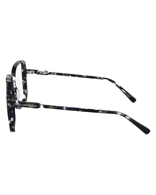 Karl Lagerfeld Black Kl6192 016 Optical Frames Acetate Squared Normal