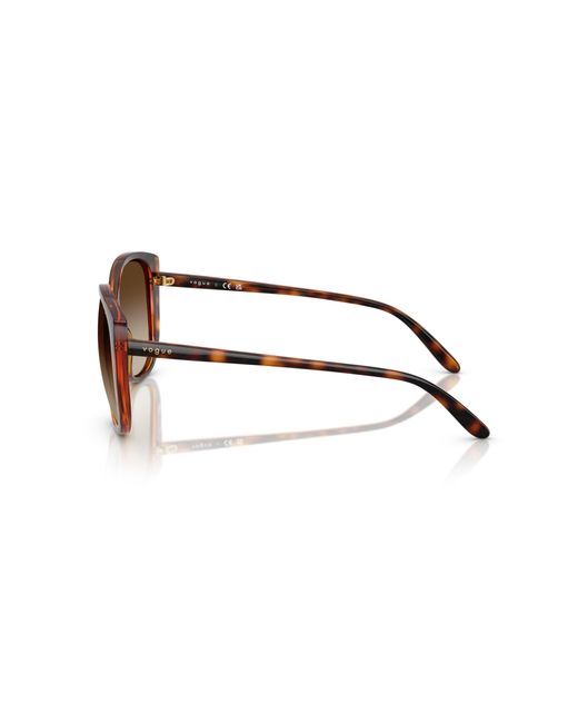 Vogue Eyewear Black Vo5623S W65613 Sunglasses Nylon Butterfly Normal Shaded