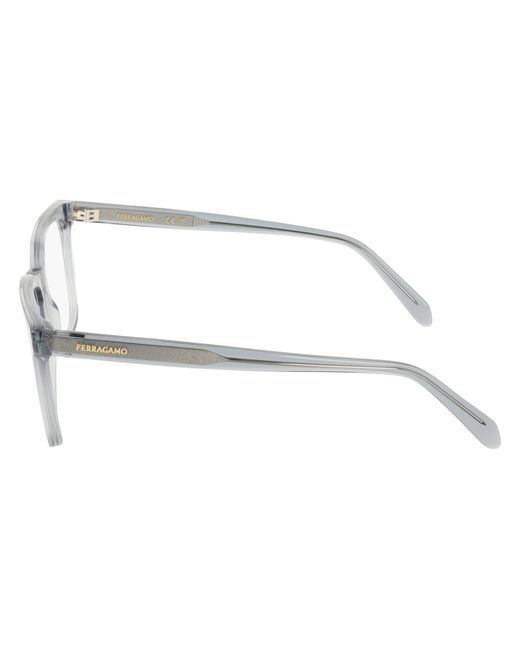 Ferragamo Black Sf3067 020 Optical Frames Acetate Squared Normal for men