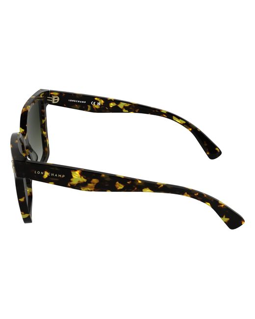 Longchamp Black Lo802S 242 Sunglasses Acetate Squared Normal