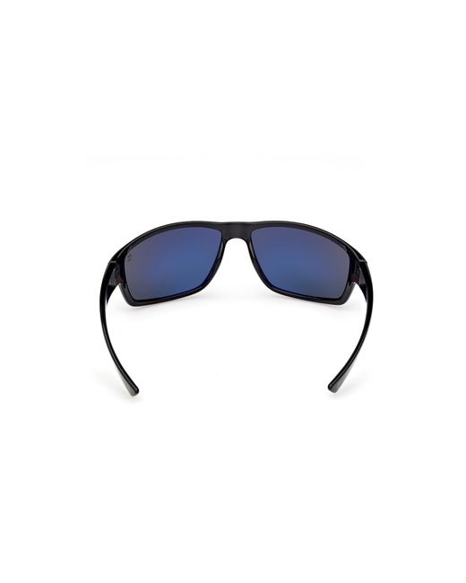 Timberland Black Tb00003 01D Sunglasses Injected Smoke Squared Polarized for men