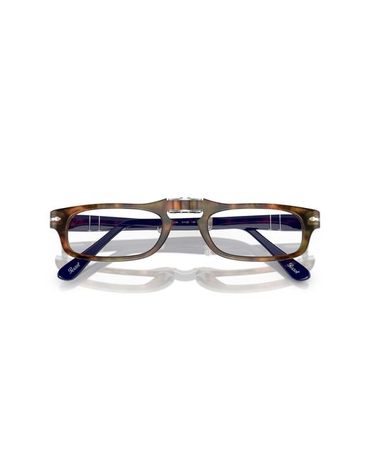 Persol Black Po2886V 1134 Optical Frames Acetate Transparent Squared Normal for men