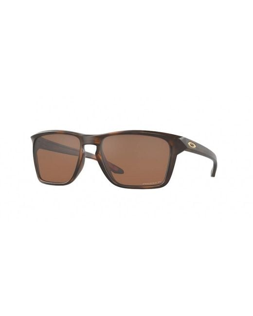 Oakley Black Oo9448 Sylas 944826 Sunglasses Plastic Squared Polarized Prizm for men