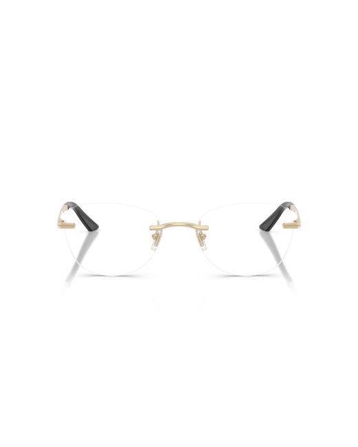 Versace Black Ve1314D 1252 Optical Frames Metal Geometric Normal