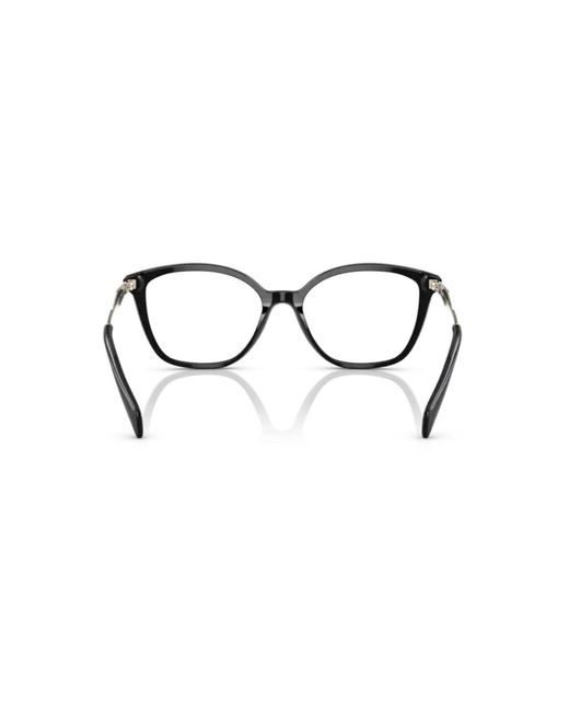 Prada Black Pr 02Zv 1Ab1O1 Optical Frames Acetate Butterfly Normal