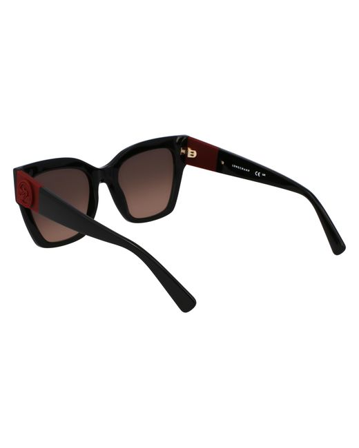 Longchamp Black Lo762S 001 Sunglasses Acetate Squared Normal