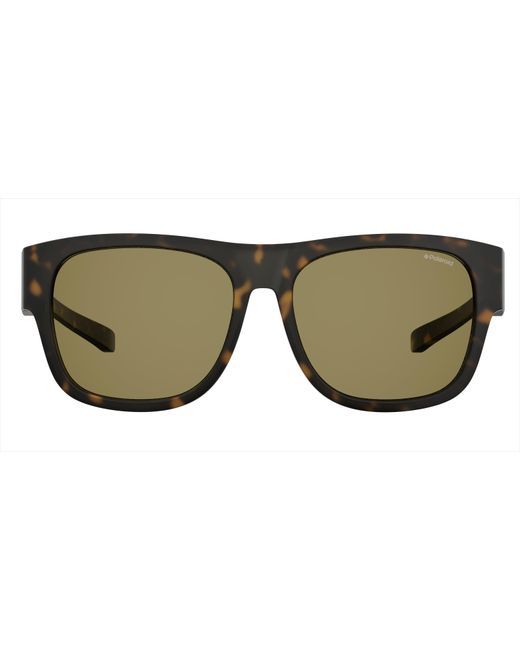 Polaroid Black Pld 9010/S N9P/Sp Sunglasses Plastic Squared Polarized