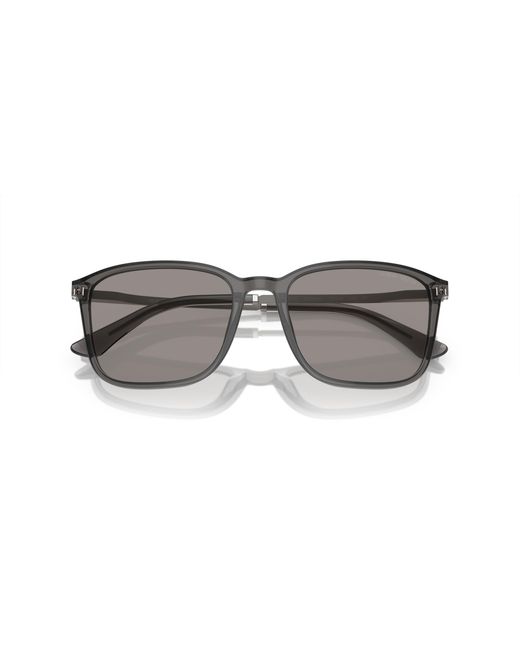 Giorgio Armani Black Ar8197 6036M3 Sunglasses Acetate Squared Photochromatic for men