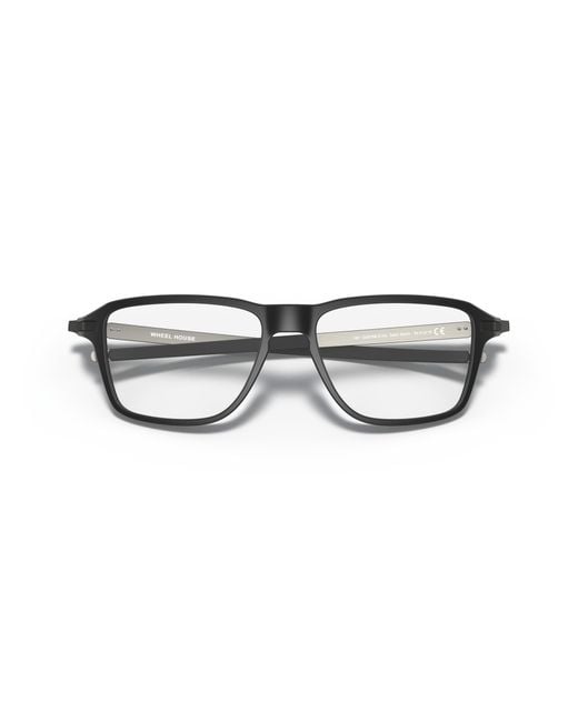 Oakley Black Ox8166 Wheel House 816601 Optical Frames Plastic Squared for men
