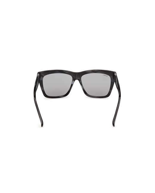 Max Mara Black Mm0193 63A Sunglasses Acetate Smoke Squared Normal