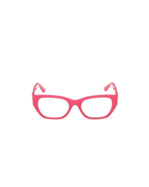 Guess Red Gu50305 072 Optical Frames Acetate Cat Eye Normal