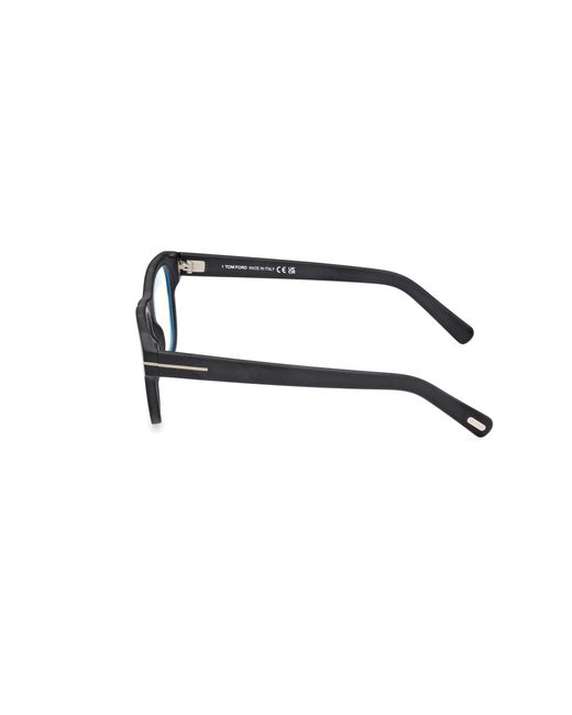 Tom Ford Black Ft5977-B 002 Optical Frames Acetate Squared Normal for men