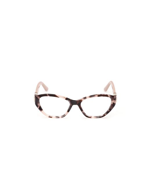 Guess Black Gu50119 055 Optical Frames Acetate Cat Eye Normal