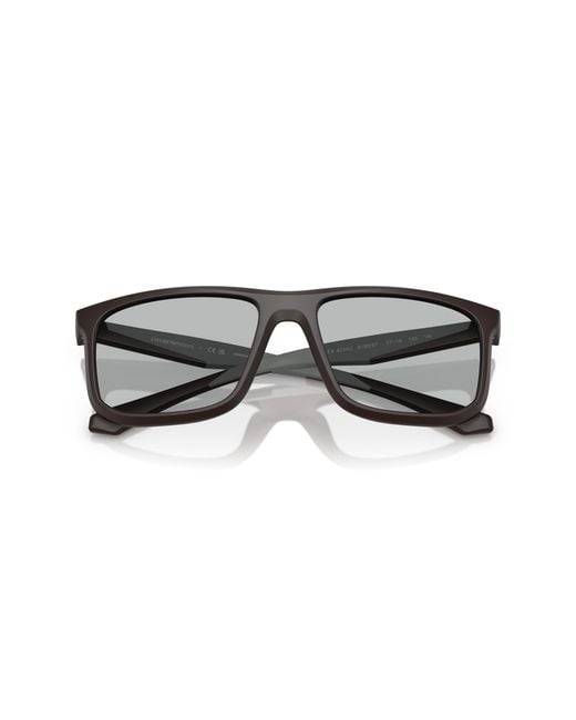 Emporio Armani Black Ea4234U 618687 Sunglasses Injected Squared Normal for men